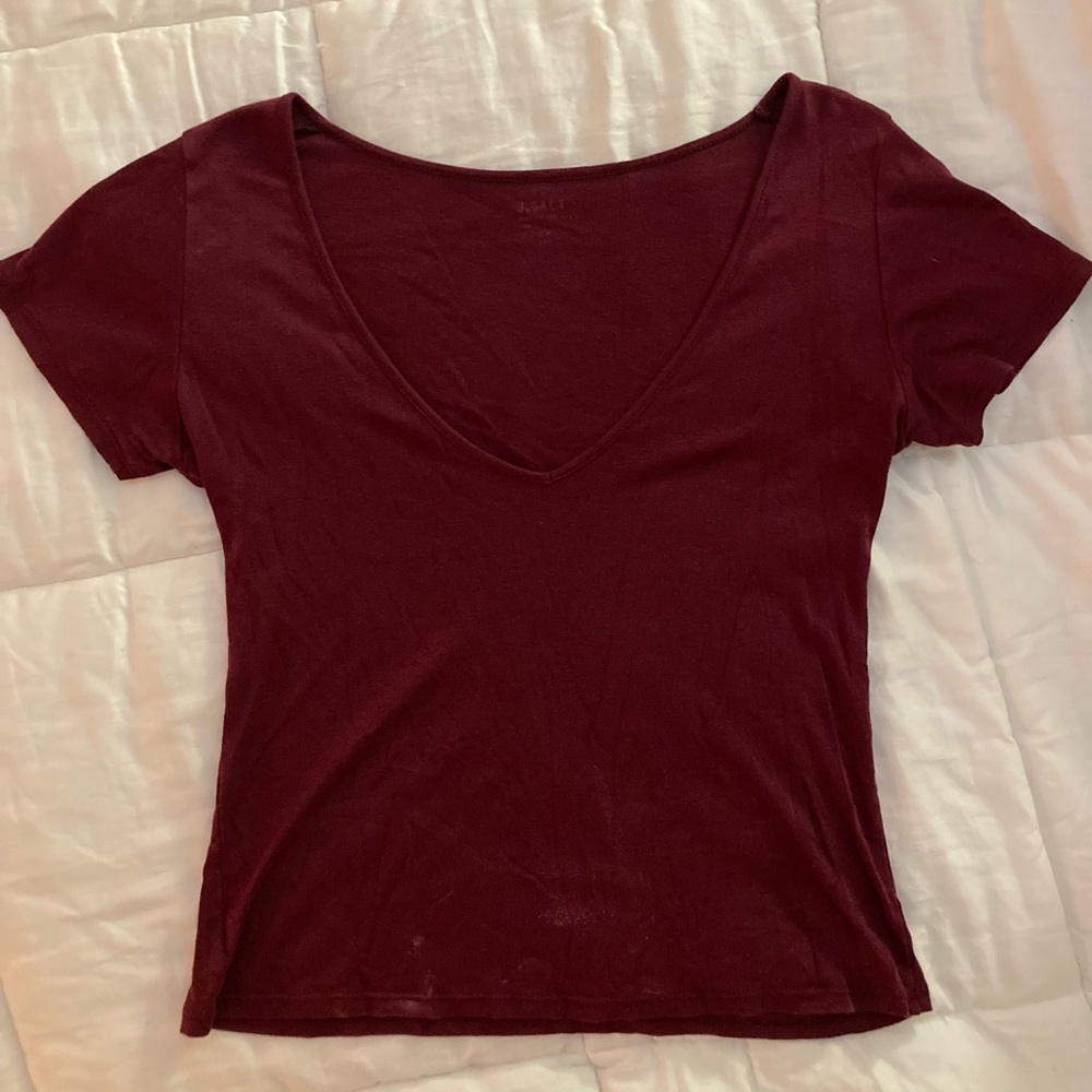 Brandy Melville John Galt Red Crop Top